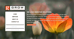 Desktop Screenshot of growres.com